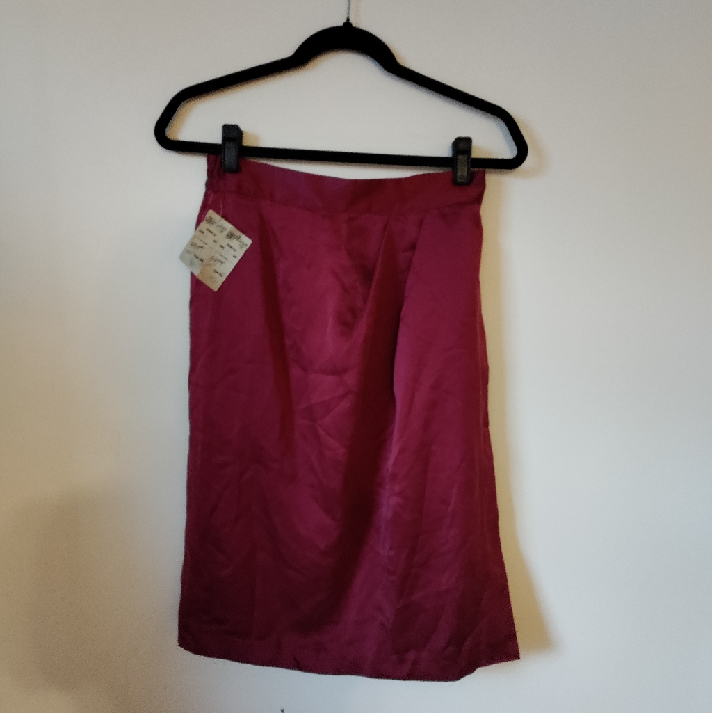 Nwt Vintage Silk Skirt